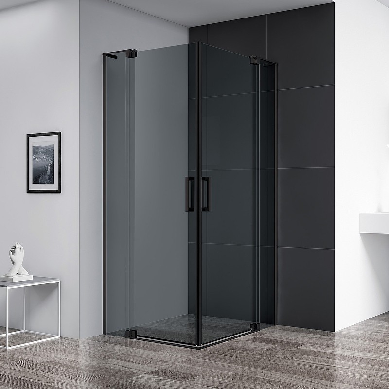 Душевой уголок Cezares Slider 80x80 SLIDER-A-2-70/80-GRIGIO-NERO