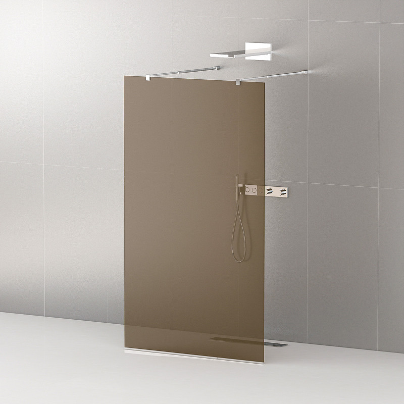 Душевая перегородка Cezares Liberta 110 LIBERTA-L-2-110-BR-Cr