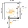 Душевой уголок Cezares Slider 110х90 SLIDER-AH-2-80/90-100/110-C-NERO