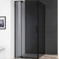 Душевой уголок Cezares Slider 100x100 SLIDER-AH-1-100-90/100-GRIGIO-NERO