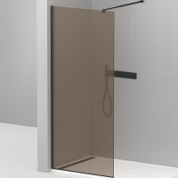 Душевая перегородка Cezares Liberta 80 LIBERTA-L-1-80-BR-NERO