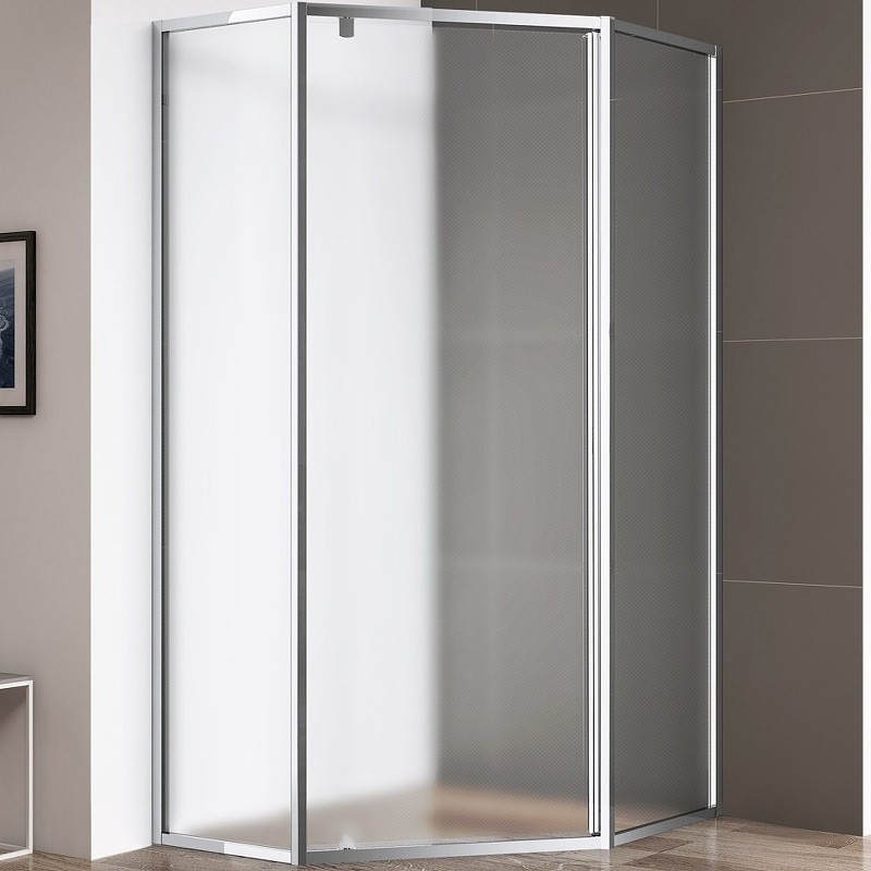 Душевой уголок Cezares Eco 100x100 ECO-O-P-1-100-P-Cr