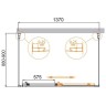 Душевой уголок Cezares Molveno 140x90 MOLVENO-AH-12-140/90-C-BORO-IV