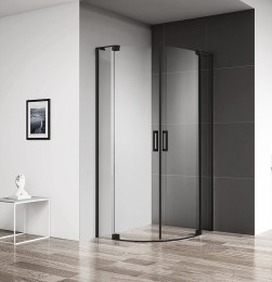 Душевой уголок Cezares Slider 90x90 SLIDER-R-2-80/90-C-NERO