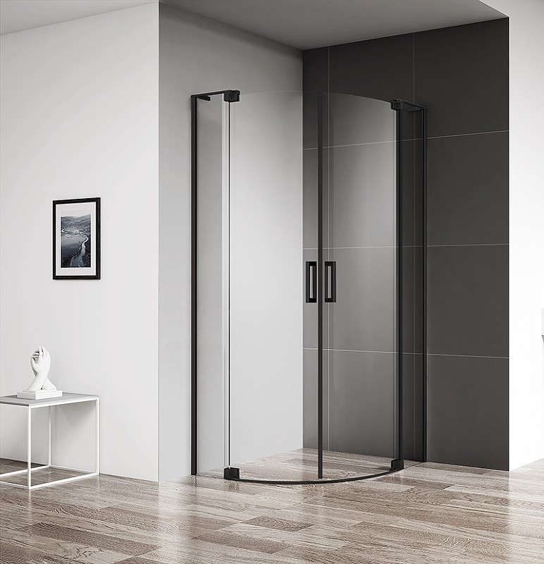 Душевой уголок Cezares Slider 90x90 SLIDER-R-2-80/90-C-NERO