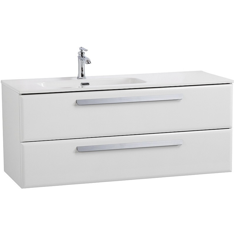 Тумба под раковину Cezares Eco-Cer-N 120 L ECO-CER-N-1200-2C-SO-BL-L подвесная
