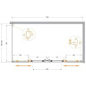 Душевой уголок Cezares Molveno 170x90 MOLVENO-AH-2/1-170/90-C-GM-IV