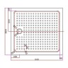 Акриловый поддон для душа Cezares Tray A 110x100 TRAY-A-AH-110/100-15-W