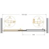 Душевая дверь Cezares Molveno 120 MOLVENO-BF-3-120-C-BORO-IV