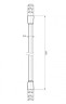 Душевой шланг Cezares Czr CZR-FD-150-GM