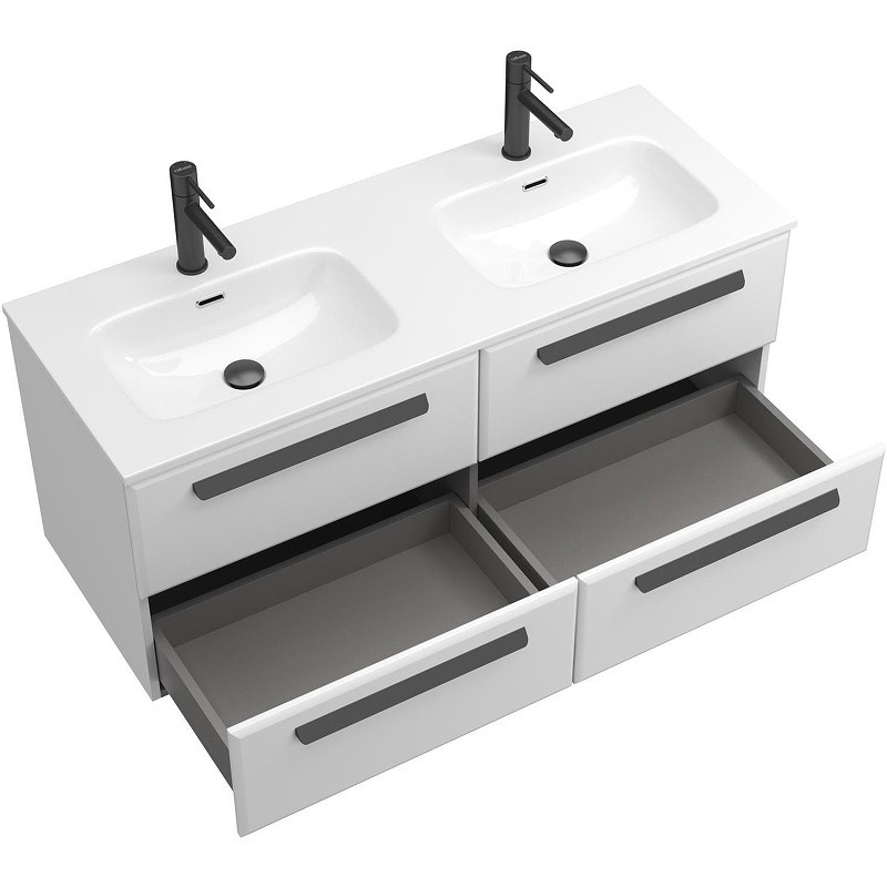 Тумба под раковину Cezares Eco-Cer-N 120 ECO-CER-N-1200-4C-SO-2-BL подвесная