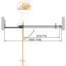 Душевая дверь Cezares Slider 110 SLIDER-B-1-100/110-BR-Cr