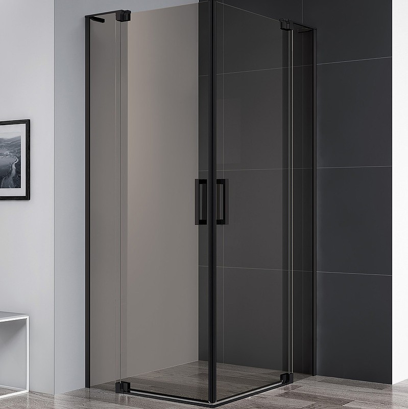 Душевой уголок Cezares Slider 110x110 SLIDER-A-2-100/110-BR-NERO