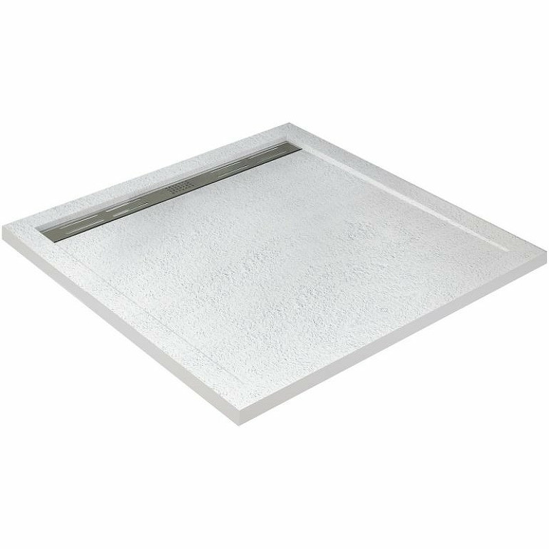Душевой поддон из искусственного камня Cezares Tray AS 80x80 TRAY-AS-A-80-30-W