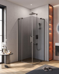 Душевой уголок Cezares Slider 110x110 SLIDER-A-2-100/110-GRIGIO-GM