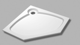 Душевой поддон из искусственного камня Cezares Tray S 100х100 TRAY-S-P-100-56-W