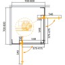 Душевой уголок Cezares Slider 80x80 SLIDER-A-2-70/80-BR-Cr