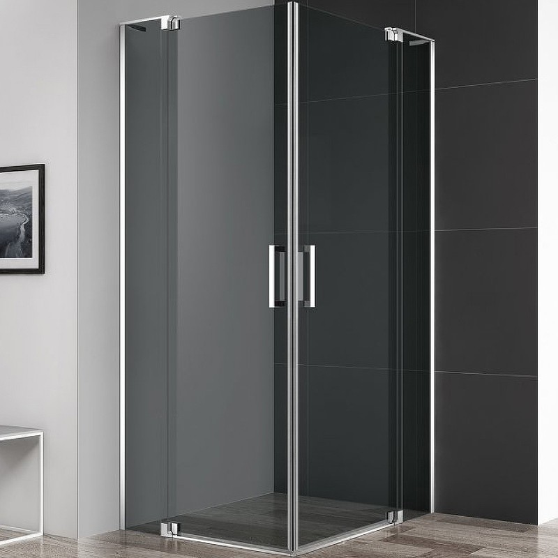 Душевой уголок Cezares Slider 110x80 SLIDER-AH-2-70/80-100/110-GRIGIO-Cr
