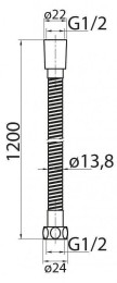 Душевой шланг Cezares Articoli Vari 120 CZR-FMDC-120-03