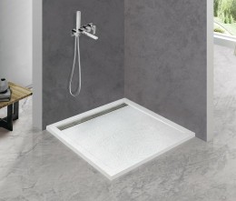Душевой поддон из искусственного камня Cezares Tray AS 90x90 TRAY-AS-A-90-30-W