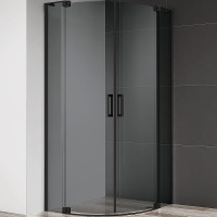 Душевой уголок Cezares Slider 100x100 SLIDER-R-2-90/100-GRIGIO-NERO