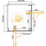 Душевой уголок Cezares Slider 80x80 SLIDER-A-2-70/80-C-Cr