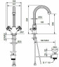 Смеситель для раковины Cezares Olimp LS2 OLIMP-LS2-01-O