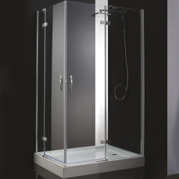 Душевой уголок Cezares Bergamo 100x90 R BERGAMO-W-AH-2-100/90-C-Cr-R