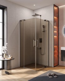 Душевой уголок Cezares Slider 100х100 SLIDER-A-2-90/100-BR-GM