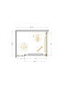 Душевой уголок Cezares Lux 100x80 LUX-AH-FS-11-100/80-C-CR