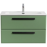 Тумба под раковину Cezares Eco-Cer-N 80 ECO-CER-N-800-2C-SO-PS-P подвесная