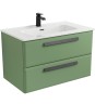 Тумба под раковину Cezares Eco-Cer-N 80 ECO-CER-N-800-2C-SO-PS-P подвесная