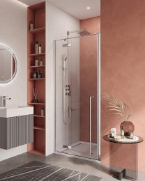 Душевая дверь Cezares Liner 90 L LINER-B-12-90-C-Cr-L