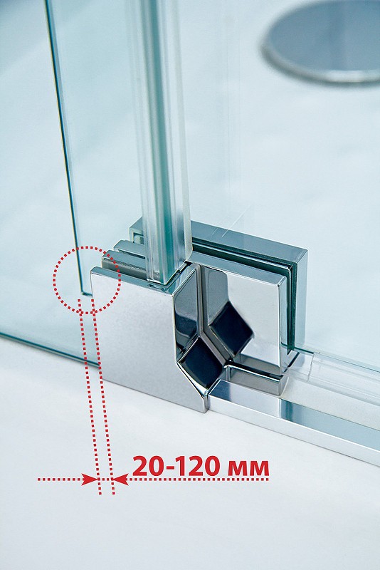 Душевой уголок Cezares Slider 90x90 SLIDER-AH-1-90-80/90-C-Cr