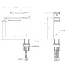 Смеситель для раковины Cezares Stylus STYLUS-LS-BORO
