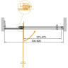 Душевая дверь Cezares Slider 80 SLIDER-B-1-70/80-GRIGIO-Cr