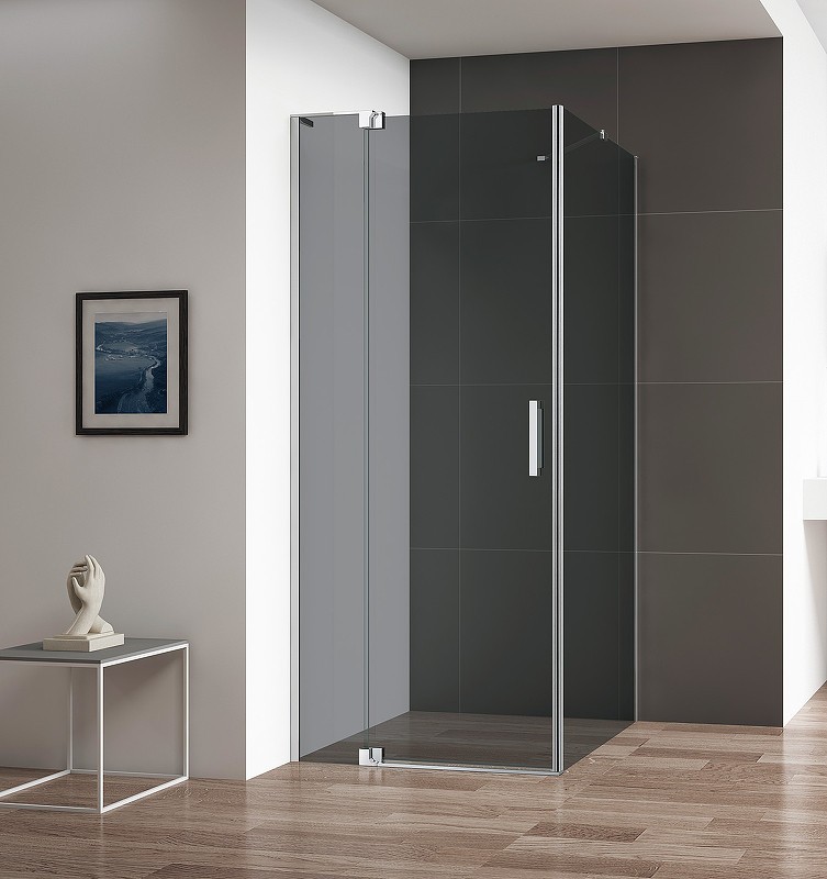Душевой уголок Cezares Slider 80x100 SLIDER-AH-1-100-70/80-GRIGIO-Cr