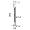 Душевой шланг Cezares Czr CZR-U-FMDC-150-02