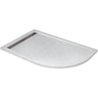 Душевой поддон из искусственного камня Cezares Tray AS 100x80 L TRAY-AS-RH-100/80-30-W-L
