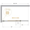 Шторка на ванну Cezares Slider 100 SLIDER-FIX-VF-11-100/150-C-Cr