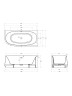 Акриловая ванна Cezares Lux 165х80 R CZR-LUX-CORNER-165-80-58-R
