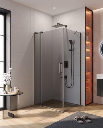 Душевой уголок Cezares Slider 110x80 SLIDER-AH-1-80-100/110-GRIGIO-GM