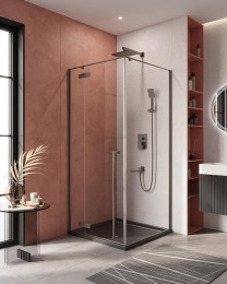 Душевой уголок Cezares Liner 90x90 L LINER-A-1-90-C-GM-L