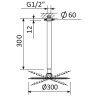 Верхний душ Cezares Czr CZR-B-TDDR-30/30-NOP