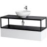 Тумба Cezares Cadro 120 CADRO-120-1C-SO-BG-BLUM подвесная