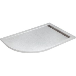 Душевой поддон из искусственного камня Cezares Tray AS 100x80 R TRAY-AS-RH-100/80-30-W-R