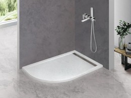 Душевой поддон из искусственного камня Cezares Tray AS 100x80 R TRAY-AS-RH-100/80-30-W-R