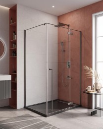 Душевой уголок Cezares Liner 120x90 R LINER-AH-1-120/90-C-GM-R