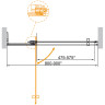Душевая дверь Cezares Slider 90 SLIDER-B-1-80/90-GRIGIO-Cr