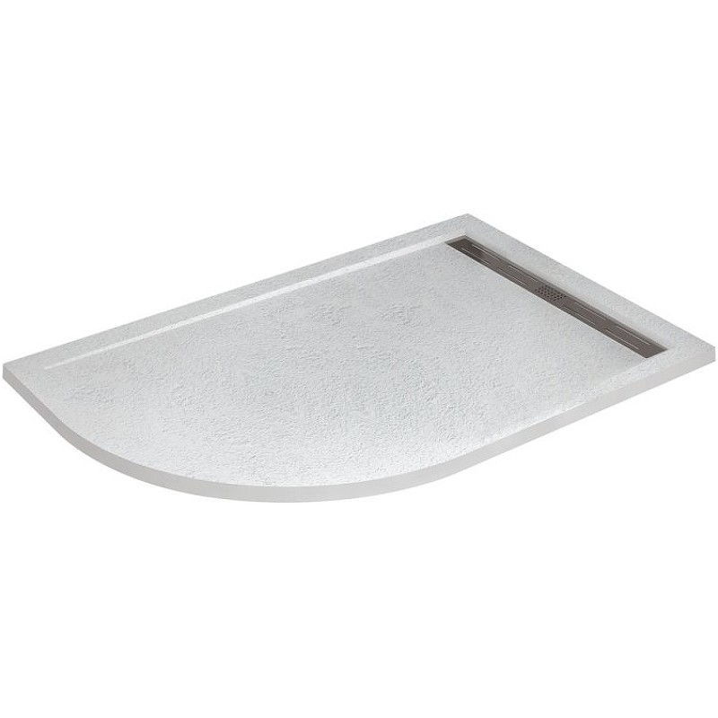 Душевой поддон из искусственного камня Cezares Tray AS 120x80 R TRAY-AS-RH-120/80-30-W-R